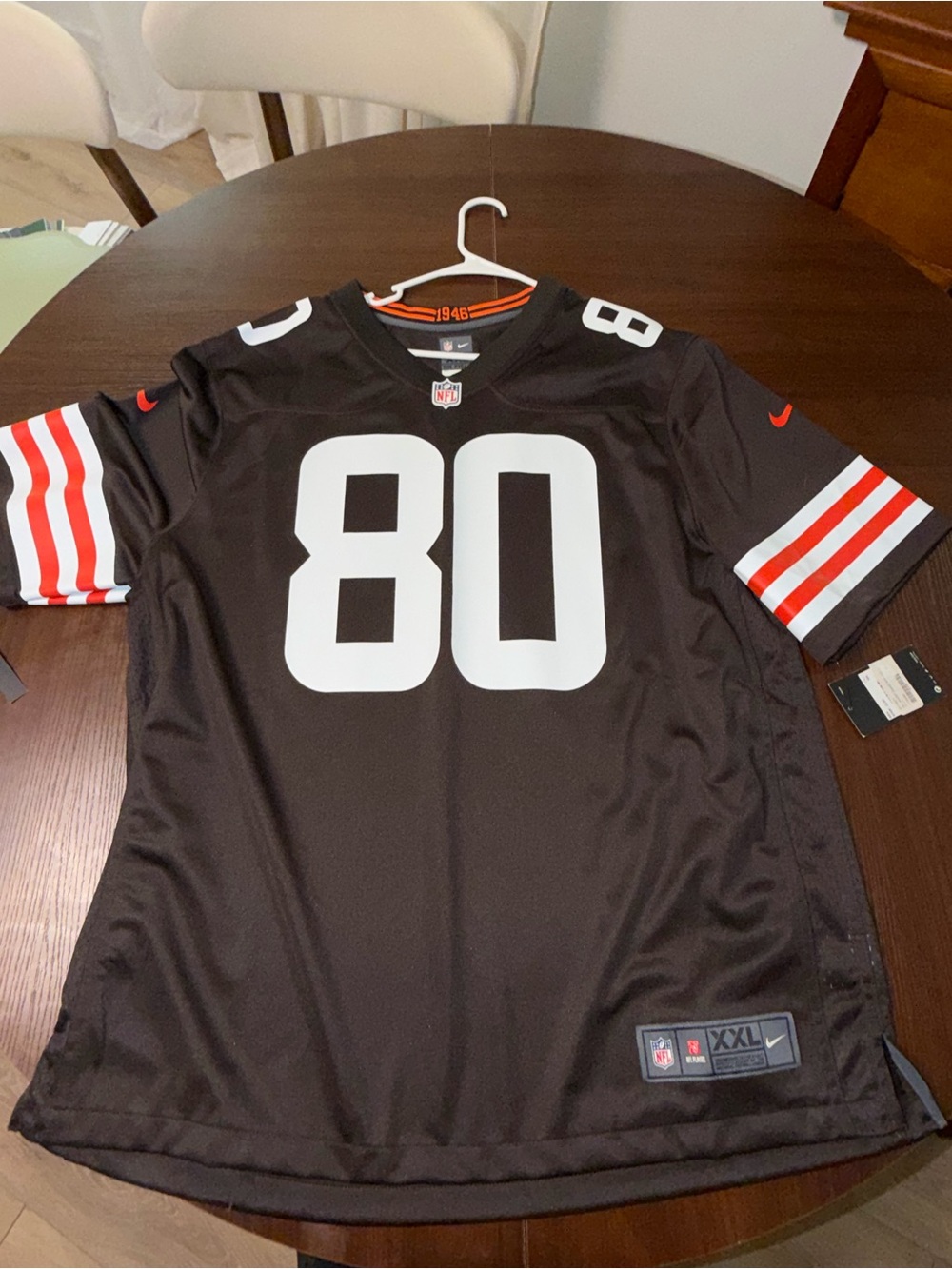 NWT Nike Jarvis Landry Cleveland Browns #80 Jersey Men’s XXL NFL On Field